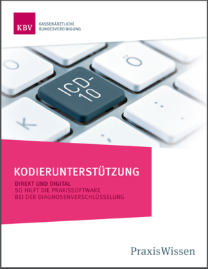 Deckblatt KBV-Broschüre Praxiswissen Kodierunterstützung
