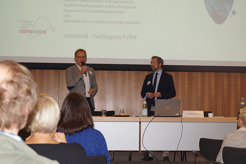 Dr. Peter Baumgartner und Dr. Derek Spieler
