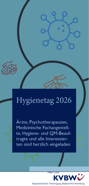 Erste Seite des Flyers für den Hygienetag 2026