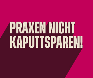 KBV-Webbanner Praxen nicht kaputtsparen