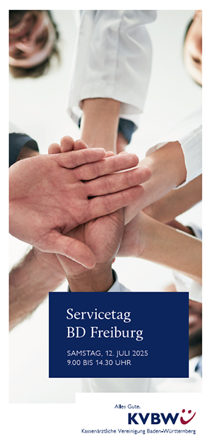 Titelseite Flyer KVBW-Servicetag Freiburg 2025