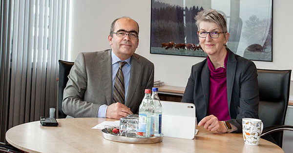 KVBW-Vorstand: Dr. Karsten Braun und Dr. Doris Reinhardt