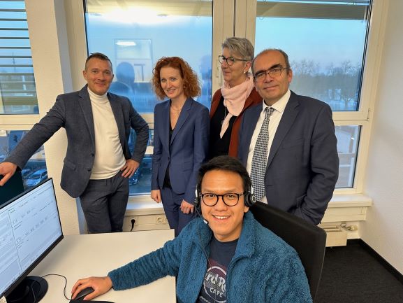 KVBW-Vorstand und Geschäftsführung zu Besuch bei der KV SiS GmbH
