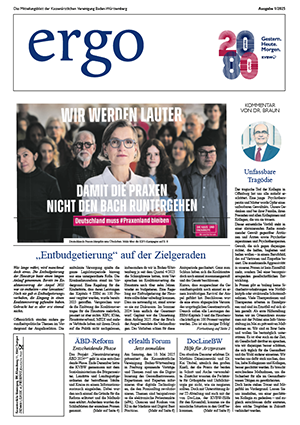 Titelblatt ergo Ausgabe 2025/1