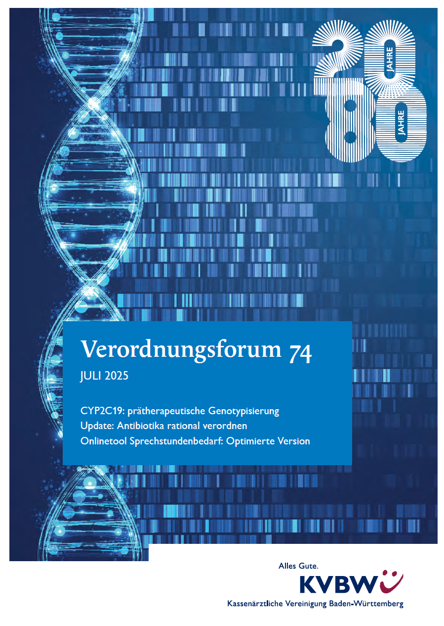Titelblatt Verordnungsforum 74