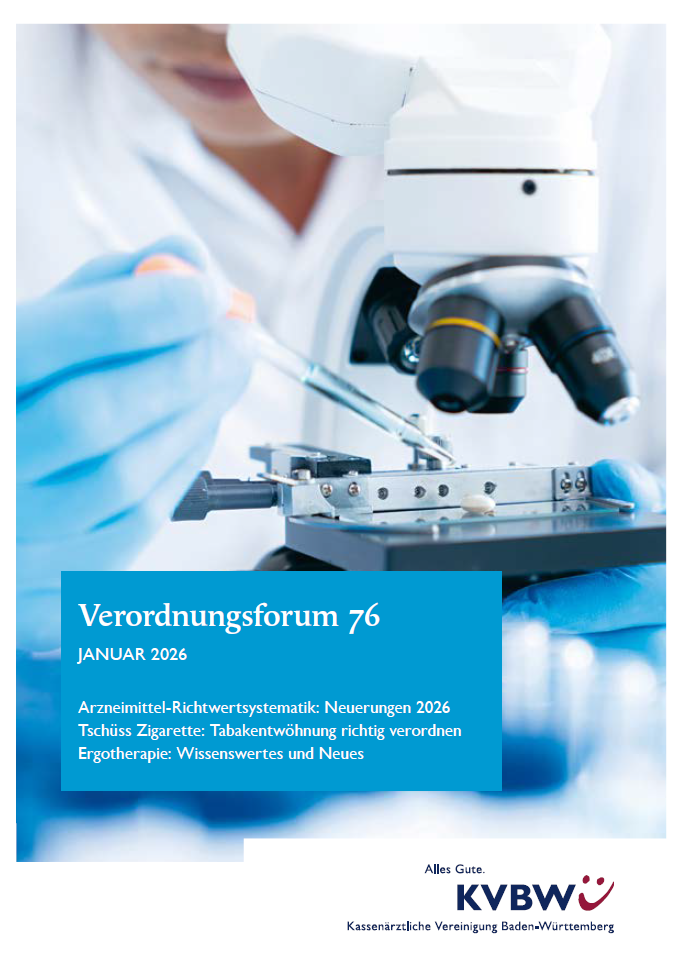 Titelblatt Verordnungsforum 76