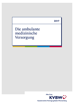Abbildung Publikation Die ambulante medizinische Versorgung 2017 (Versorgungs- und Qualitätsbericht)